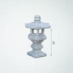 OLOMA Concrete Japanese Pagoda Garden Statue Asian Stone Lantern Sculpture Outdoor Handcrafted Decor Zen Patio Yard Landscape Meditation Accent - Image 7