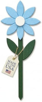 Peaceful Classics Poly Flower Garden Stake, Amish Made, Outdoor Decor, Sky by PeacefulValley