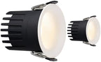 2 Pcs 3 Inch LED Recessed Light, Trimless Canless 3.0 in Cutout, 12W 4000K Full Spectrum CRI 98 Dimmable Recessed Ceiling Light, Frameless Aluminum Spotlight for Living Room and Kitchen Spaces by Unknown