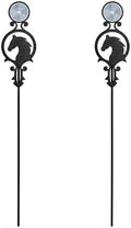 Touch of Class Pathways Driveway Marker Stake, Horse, Black, Set of 2 by TouchofClass