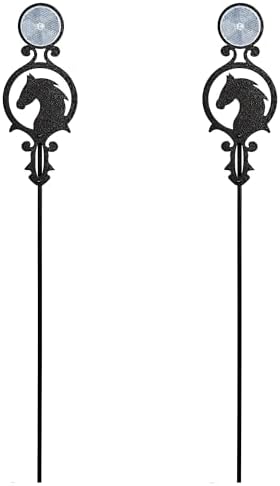 Touch of Class Pathways Driveway Marker Stake, Horse, Black, Set of 2 by TouchofClass