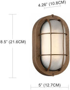 WISBEAM 2 Pack LED Bulkhead Light Bronze, Outdoor LED Wall Light for House, Dimmable, 6W Replace 60W, 450 Lumen 3000K Daylight White 80CRI, Waterproof, ETL Rated - Image 6
