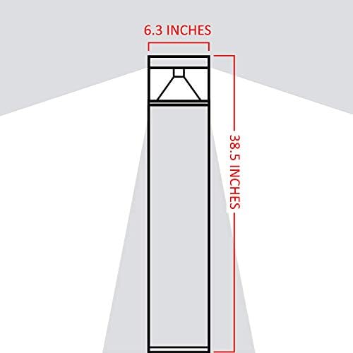 Bollard Light 38", 120-277V, 20W, 3000 Kelvin, Flat - Image 6