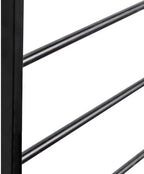 MyGift 4 Foot Tall Modern Matte Black Metal Wall Mounted Horizontal Bars Trellis, Outdoor Hanging Support Frame for Climbing Garden Plants and Crawling Vines, Set of 2 - Image 6