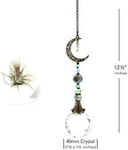 Crescent Moon Crystal Sun Catcher, LG 40mm - Image 2