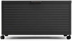 MIRADOR 175 Gallon Outdoor Storage Box with Wheels & Soft-Close Lid, Waterproof Metal Deck Box for Patio Cushions, Garden Tools & Pool Accessories, Charcoal - Image 2