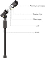 Malibu Low Voltage LED Telescoping Spotlight Wall Light Outdoor Spotlight Waterproof Lighting for Driveway, Yard, Lawn, Flood, Garden, Outdoor Lighting 8406-2606-01 - Image 6