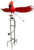 Esschert Staked Metal Giant Flying Cardinal Rocker, 84" H by BestNest