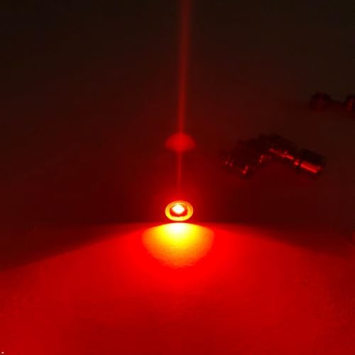 50-Pack Mini LED Lights, 9/16 in x 3/8 in, Red - Image 3
