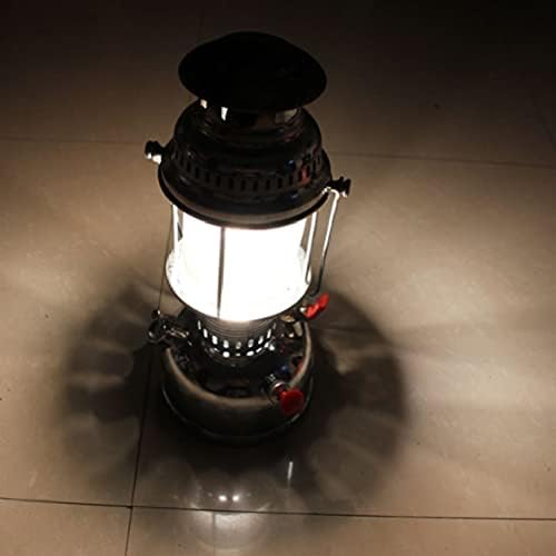 Vintage Kerosene Lamp - Antique Iron Anchor Design, Retro Horse Lantern with Warm Light Lampshade, Perfect for Outdoor Decor and Camping - Silver Color - Image 6
