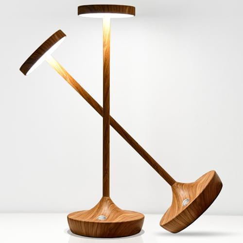 2 Pack Cordless Table Lamps, Rechargeable 6000mAh, 72H Runtime, Waterproof by WelcometoWilldoak