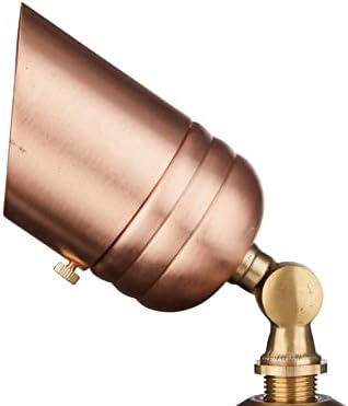 VOLT 12V Fat Boy Outdoor Spotlight (Copper) & 5W 2700K MR16 LED Bulb - Image 4