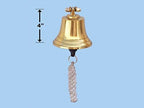 Hampton Nautical BL2021-5B Brass Plated Hanging Harbor Bell 4" - Nautical Decor - Nautical Home Decoration - Image 7