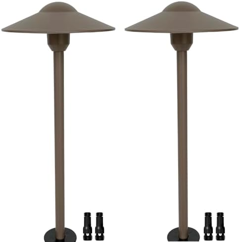 Low Voltage Path Lighting Cast Aluminum Construction Outdoor by Leelands