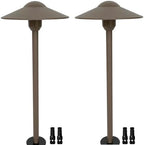 Low Voltage Path Lighting Cast Aluminum Construction Outdoor by Leelands