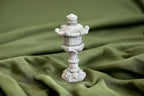 Oriental Handmade Lantern Figure Zen Garden Statue Outdoor Pagoda Sculpture by Unknown