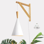 Hanging Grow Light, 20W Full Spectrum Pendant Grow Lights 15FT Power Cord, Decorative Grow Light for Indoor Plants, Flowers, Garden (Ceiling Mounted Hooks&Wall Mounted Bracket Included by VALIKIY