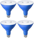 EDISHINE Hallowee PAR38 Blue Flood LED Light Bulbs, Dimmable, 4 Pack by EDISHINE
