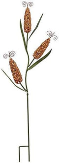 45" H Metal Corn Decorative Garden Stake Outdoor Thanksgiving Decorations by KKILIPES