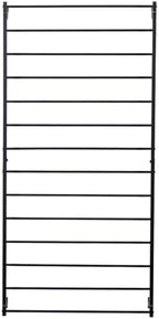 MyGift Matte Black Metal Garden Trellis Wall Mounted Plant Support - Image 7