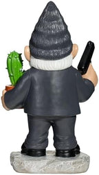 Gnome Decoration for Garden & Home - Professional Hitman Look Statue, Léon Inspired 8.7 Inch Resin Decor, Unique Outdoor Gift for Women/Men - Image 4