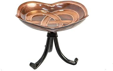 Achla Designs Dara Knot Copper Birdbath with Tripod Stand by ACHLADesignsHomeGarden
