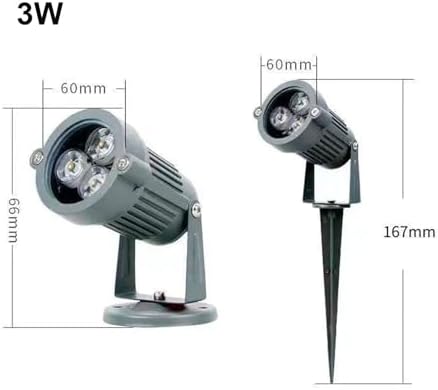 Rotation Spotlight - Led Beam Light, 220V Ground-Mounted Tree LED Floodlights, IP65 Waterproof Lawn Landscape Garden Lights, Outdoor Landscape Lamp(Warm White,B-48W) - Image 2