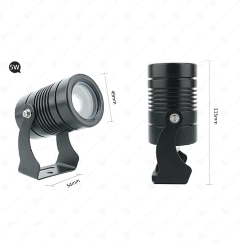 3Pcs Beam Spotlight - Spotlight Led Beam Light - Led Spot Lights, Outdoor Building Exterior Wall Projector Lights, Narrow Beam Spot Light Remote Illumination Spotlight For Building Lighting(Cold White - Image 2