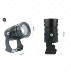 3Pcs Beam Spotlight - Spotlight Led Beam Light - Led Spot Lights, Outdoor Building Exterior Wall Projector Lights, Narrow Beam Spot Light Remote Illumination Spotlight For Building Lighting(Cold White - Image 2