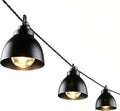 Cafe Lights Outdoor Waterproof String Lights 11FT Bistro Light 4 PC by Godappe