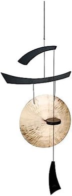 Woodstock Wind Chimes for Outside, Outdoor Decor, Patio and Garden Decor for Outside, Front Porch Decor Wind Gong Style Wind Chimes (50") Emperor Gong Large Black Gifts (EGCLB) by WoodstockChimes