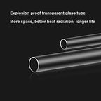 LED Aquarium Light, 2 Pack 15 inches Fish Tank Light RGB Color Underwater Light Submersible Crystal Glass Lights, 42 LED Beads, Brightness Adjustable Memory Function, LED Light bar Stick - Image 2