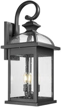 Darkaway Outdoor Lights Fixtures Wall Mount, Extra Large 26inch Outdoor Wall Sconce Lights with Seeded Glass Waterproof Outside Exterior Lights Fixture for House Front Porch Patio Garage E12 Bulb Base by Darkaway