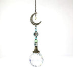 Crescent Moon Crystal Sun Catcher, LG 40mm - Image 5