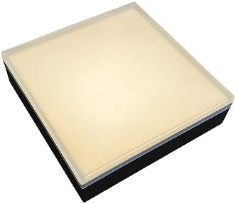 LUMENGY Paver Light 9x9 Inch (8.85x8.85), 2700K Warm White, Glare-Free Brick Lighting for Driveways, Walkways, Pool Decks and Patios, 12V Hardwired, IP67 Waterproof, Drive-Over Rated by LUMENGY