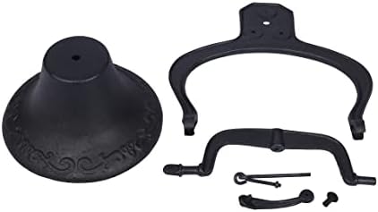 Vintage Dinner Bell Large Farmhouse Antique Bell Church Liberty School Church Bell Dinner Bells,Door Bells,Large Cast Iron Bell - Image 3