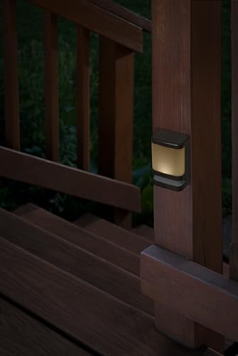 Xodus Battery Operated LED Deck & Stair Light, Motion Sensor, Black, 3 Pack - Image 6