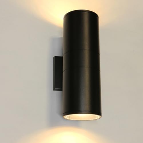 rosykite Outdoor Wall Light Fixture, Cylinder Modern Up Down Lighting by RosykiteBuyNow