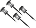Kichvoe 4 Pack Solar Pathway Light for Lawn and Garden Borders Ip65 by Kichvoe