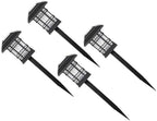 Kichvoe 4 Pack Solar Pathway Light for Lawn and Garden Borders Ip65 by Kichvoe
