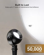 Sunco 20 Pack LED Low Voltage Landscape Lighting Spotlight Spheres - Image 5
