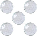 5pcs Clear Cut Crystal Sphere 50mm Faceted Gazing Ball Glass Ball Prisms Suncatcher Home Hotel Photography Décor by Comidox