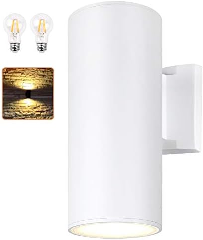 Outdoor Wall Lantern, Anti-Rust Waterproof Exterior Light Fixture by ZUUKOLE