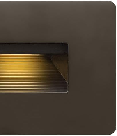 Hinkley Luna Horizontal 120V 3000K LED Outdoor Landscape Step Light, Bronze - Image 4