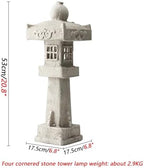 Japanese Pagoda Statue Retro Tower Lantern Garden Decoration Outdoor Asian Decoration Zen Courtyard Landscape - Image 2