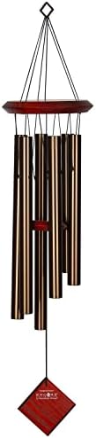 Woodstock Chimes Pluto Wind Chime for Outside 27" Bronze Small, Light Airy Sound for Outdoor Garden, Patio, Porch Decor, Encore Collection DCB27 by WoodstockChimes