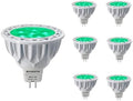 6-Pack MR16 Green Led Bulbs 5W Replace 35W 50W Halogen Equivalent,12V Low Voltage MR16 GU5.3 Green Color Bulb Spotlights for Outdoor Landscape Flood Track Lighting, Dimmable,45 Deg by Unknown