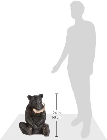 Design Toscano The Expert Fisherman Black Bear Statue - Image 4