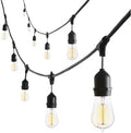 25FT LED Outdoor Patio String Lights.IP65 Water Proof Strand with 12 Shatterproof Bulbs.UL Listed Heavy-Duty Christmas Lights.Outside Hanging Lights for Patio,Balcony,Garden,Yard,Party. by Unknown