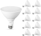 GvvooHome 10 Pack PAR38 LED Outdoor Flood Light Bulbs, 100W Equivalent, 5000K Daylight White, Dimmable Waterproof LED Floodlight for Porch Yard Garage, E26 Base 1050LM, 13W, 15,000 Hrs by GvvooHome